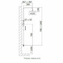 Paffoni colonna doccia regolabile Master Plus con deviatore