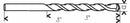 Bosch CYL-3 punta per calcestruzzo, 8 x 150 x 200 mm