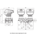 Circolatore elettronico gemellare Dab Evoplus D 40/240.50 M 140 W