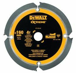 DeWalt Lama Per Fibrocemento 160 x 20 mm (4 denti)