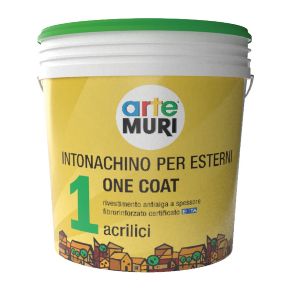 Intonachino antialga per esterni Grigolin ONE COAT neutro 1 mm 24 kg