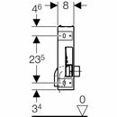 Geberit Combifix modulo per bidet sospeso per pareti in muratura
