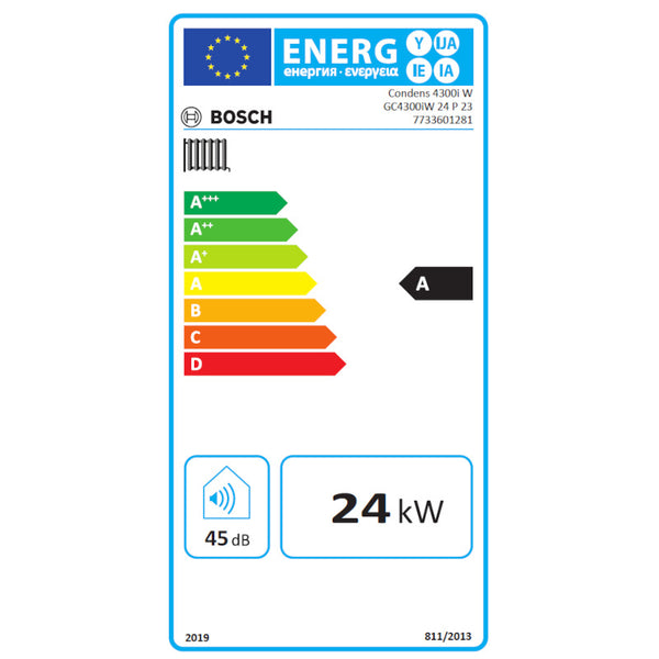 Caldaia a condensazione Condens GC4300IW 24 P 23 Bosch-Junkers solo riscaldamento da 24 kW