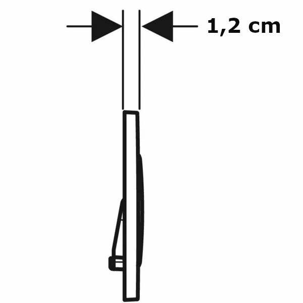 Geberit placca di comando Sigma20 bianco opaco 115.882.JT.1