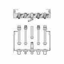 Bosch-Junkers piastra di allacciamento attacchi orizzontali Accessorio 893/18