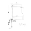 Paffoni miscelatore lavabo prolungato Elle EL081CR senza scarico