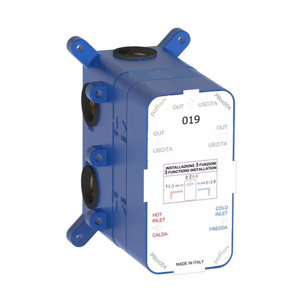 Paffoni PBOX004 Corpo incasso a 3 uscite per linea doccia codice 019