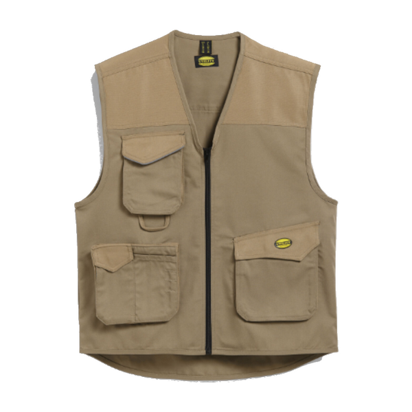 DIADORA gilet Vest Mover beige naturale