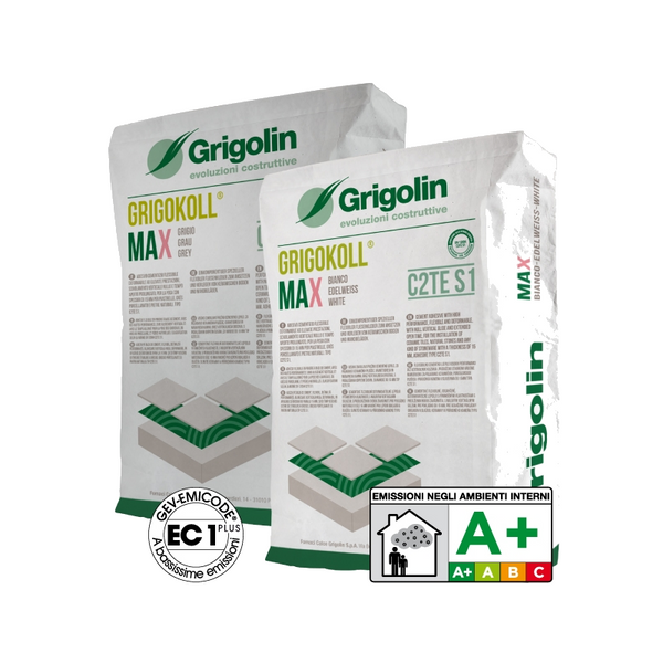 Grigokoll Max adesivo cementizio Grigolin grigio 25 kg