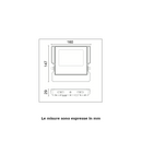 Proiettore a LED Century Sirio Slim SRS-309540 30W 4000K