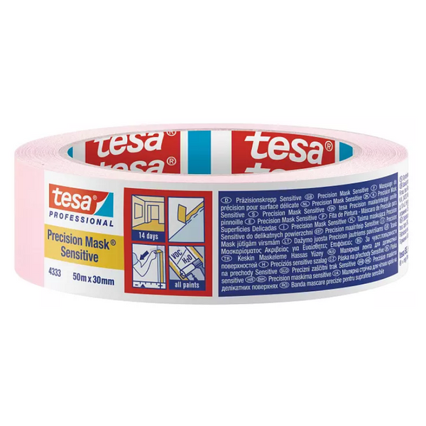 Nastro PRECISION MASK SENSITIVE 04333 Tesa rosa 30 mm x 50 m