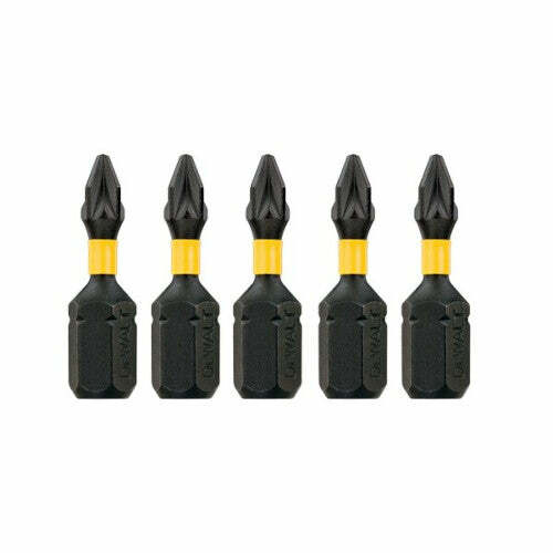 DeWalt 5 Inserti Impact Torsion Pz2 - lunghezza 25 mm
