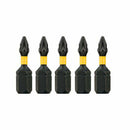 DeWalt 5 Inserti Impact Torsion Pz2 - lunghezza 25 mm