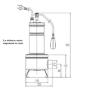 Dab Feka VS 900 MA pompa sommergibile con girante vortex 1.35 kW