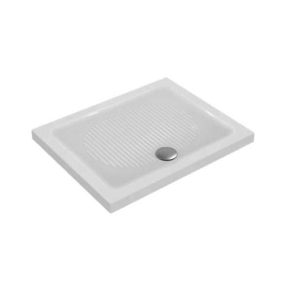 Piatto doccia Connect T267601 Ideal Standard 100 x 80 cm bianco lucido