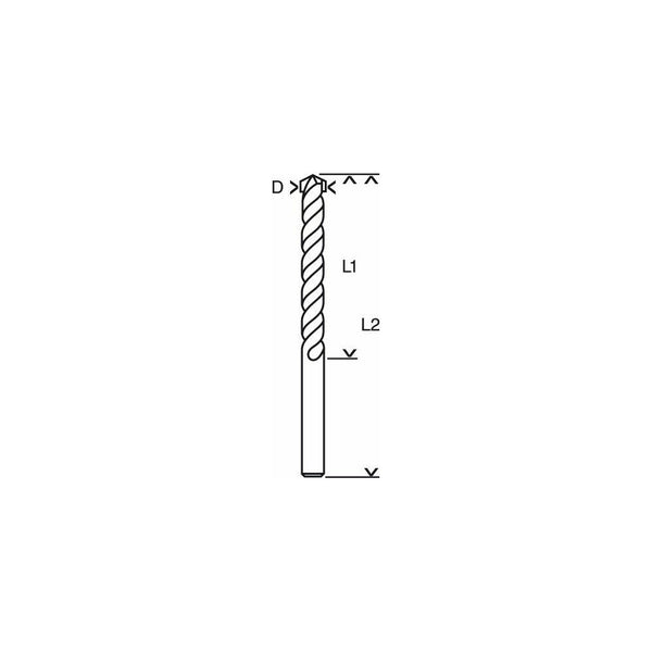Bosch  CYL-1 punta per pietra 6.5 x 90 x 150 mm