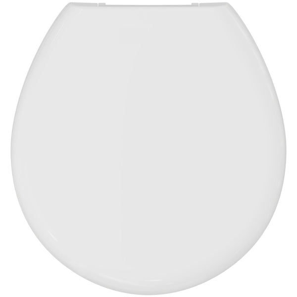 Ideal Standard Small+ copriwater originale avvolgente con cerniere cromate bianco europeo T638401