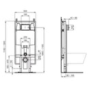 Ideal Standard ProSys modulo di installazione R014367 per vaso sospeso su cartongesso