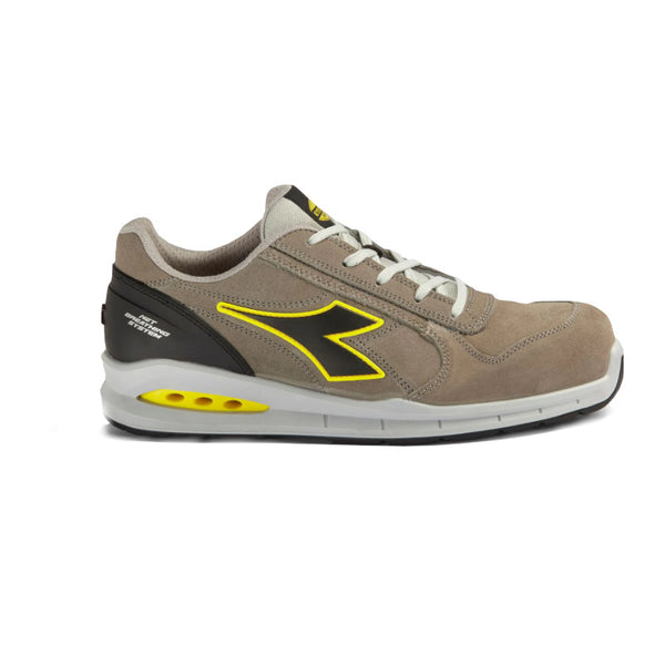 Scarpa antinfortunistica Run Net Airbox Low S3S Diadora grigio vento