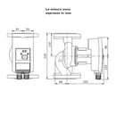 Wilo Yonos MAXO 40/0,5-8 pompa di circolazione elettronica 220 mm 0,23 kW 2120646