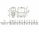 Mut SF20-2-M1 valvola di zona 2 vie G 3/4