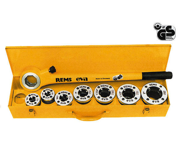 Rems 520015 EVA set R 1/2"-1"1/4 filiera a cricco
