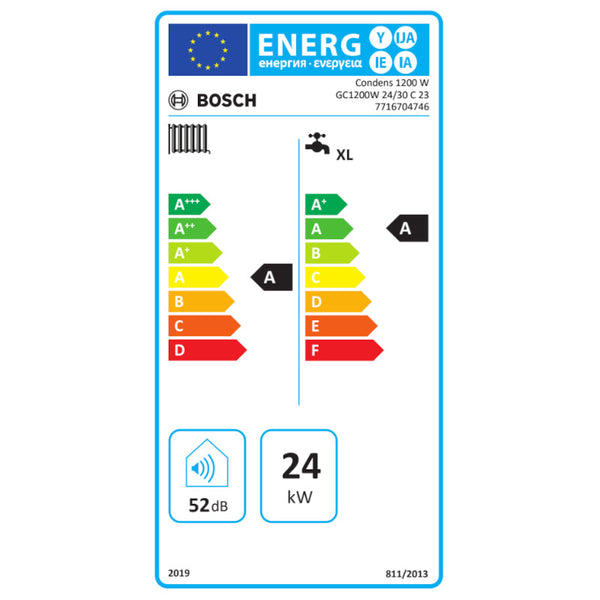 Bosch Junkers Condens GC1200W 24/30 C 23 caldaia a condensazione da 24 kW