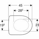 Pozzi Ginori Selnova sedile bianco