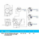 Pozzi Ginori Fast vaso a cacciata RIMFREE con sedile