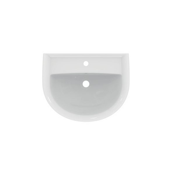 Lavabo QUARZO e EUROVIT W332301 600 x 470 mm bianco europeo