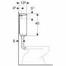 Geberit cassetta risciacquo esterna wc AP140