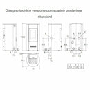 Piazzetta P120 T stufa a pellet 8,5 kW