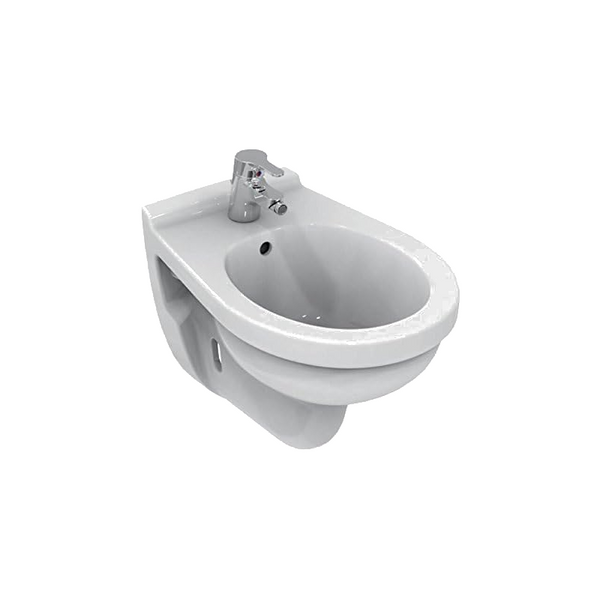 Bidet sospeso QUARZO E886101 Ideal Standard bianco europeo