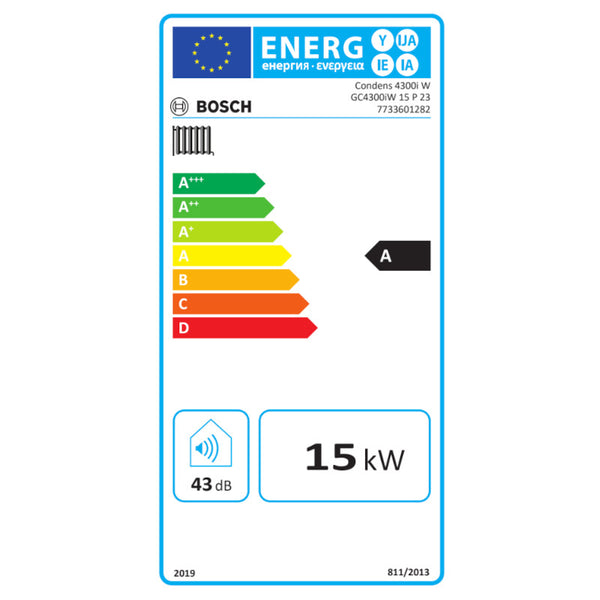 Caldaia a condensazione Condens GC4300iW 15 P 23 Bosch-Junkers solo riscaldamento da 15 kW