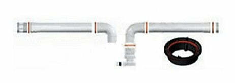 Chaffoteaux kit scarico sdoppiato 80+80 caldaia convenzionale