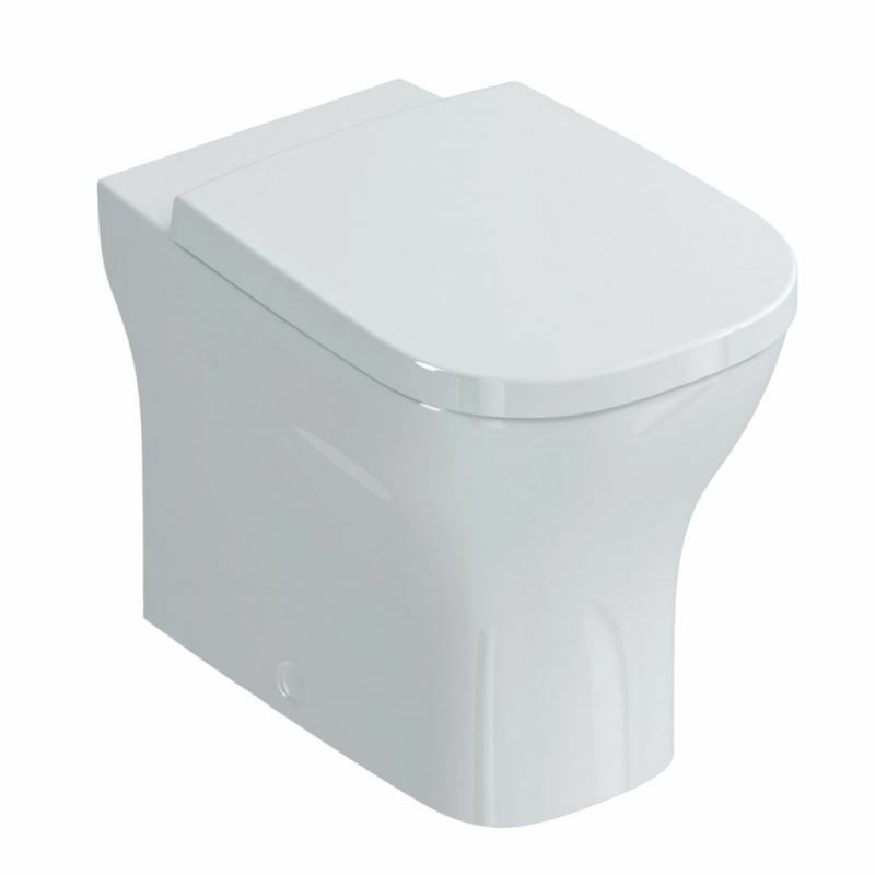 Vaso a pavimento Active T316801 Ideal Standard filo parete con sedile