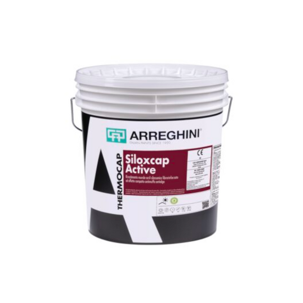 Rivestimento murale SILOXCAP ACTIVE 1200 Cap Arreghini bianco 25 litri