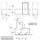 Piazzetta P240 stufa a pellet con panca 8,5 kW