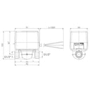 Valvola di zona a 2 vie SF15-2-M1 Mut 1/2" con microinterruttore
