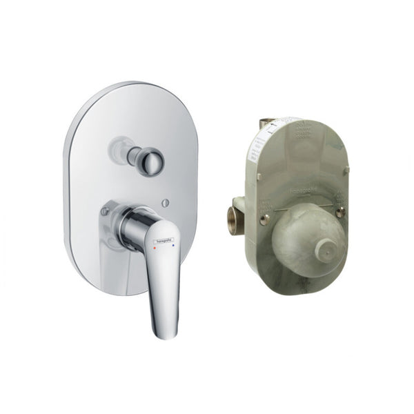 Miscelatore vasca ad incasso Logis E 71408000 Hansgrohe con corpo ad incasso