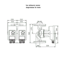 Wilo YONOS MAXO 80/0,5-12 pompa di circolazione 360 mm 1,3 kW