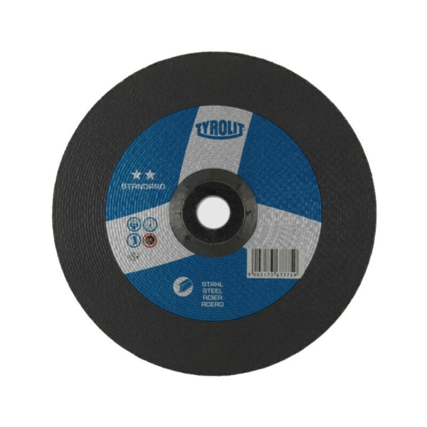 Disco da sbavo Tyrolit STANDARD A24S-BF 115 x 6 mm per acciaio