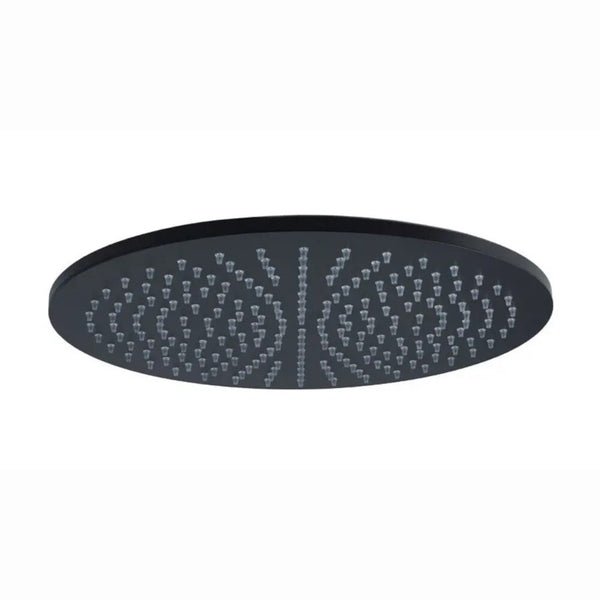 Soffione tondo Paffoni Master King nero opaco da 300 mm ispezionabile