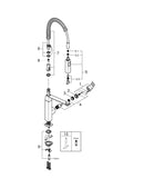 Miscelatore cucina per lavello GROHE EUROCUBE 31395000