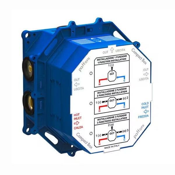 Set incasso universale CPBOX001 per miscelatori e termostatici compact Paffoni
