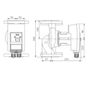 Wilo YONOS MAXO 40/0,5-4 PN 6/10 pompa di ricircolo 220 mm DN40