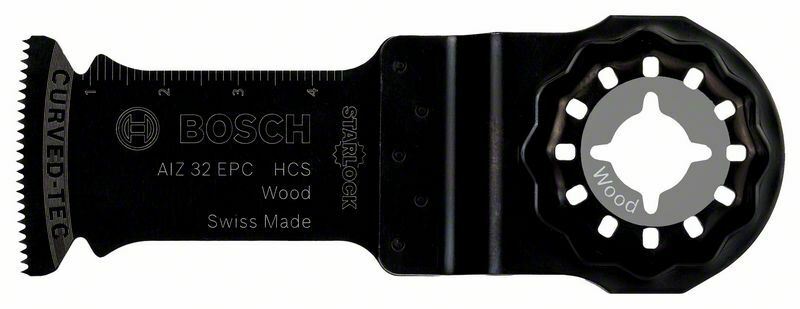 Bosch AIZ 32 EC Wood lama HCS per tagli dal pieno 40 x 32 mm