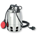 Calpeda GXVLM 25-10 pompa sommergibile con girante vortex e galleggiante 0,45 kW in acciaio Inox AISI 316 L 73U10400000