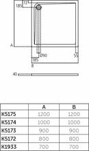 Ideal Standard ULTRA FLAT Piatto doccia quadrato 80 x 80 cm