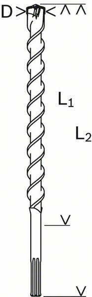 Bosch SDS-max-7 punta per martelli, 32 x 400 x 520 mm